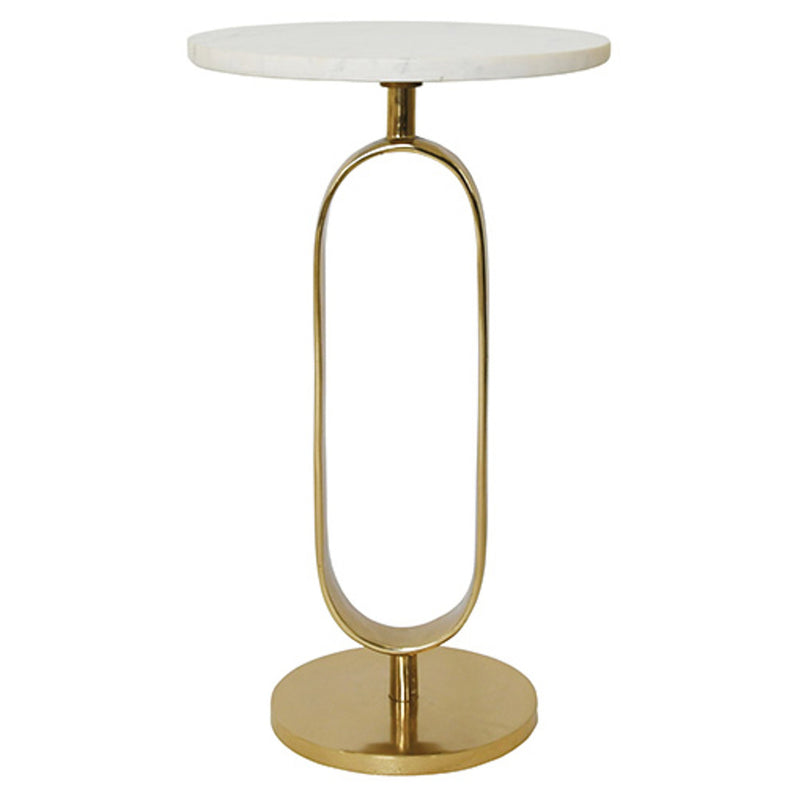 Worlds Away Maura Side Table