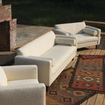 Pearl Boucle Loveseat