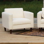 Pearl Boucle Club Chair