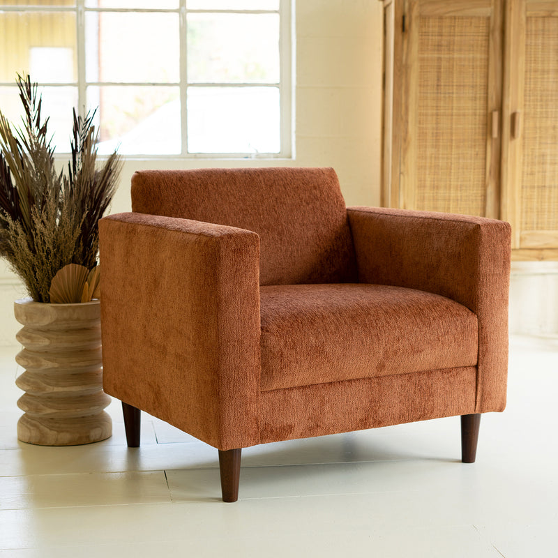 Chenille Club Chair