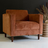 Chenille Club Chair