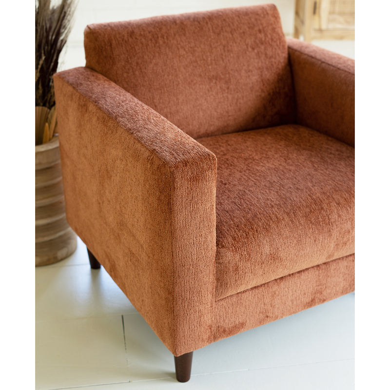 Chenille Club Chair