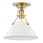 Mark D Sikes x Hudson Valley Lighting Painted No 2 Semi Flush Mount