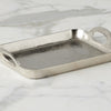 Etu Home Silver Rectangle Metal Tray