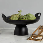 Etu Home Metal Pedestal Black Bowl