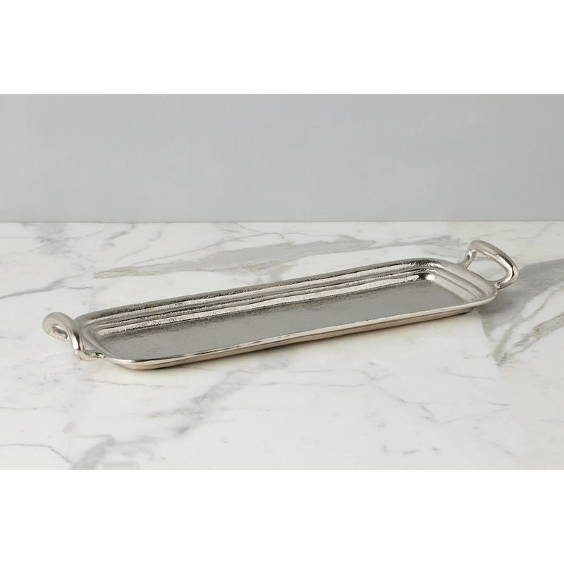 Etu Home Silver Rectangle Hotel Tray