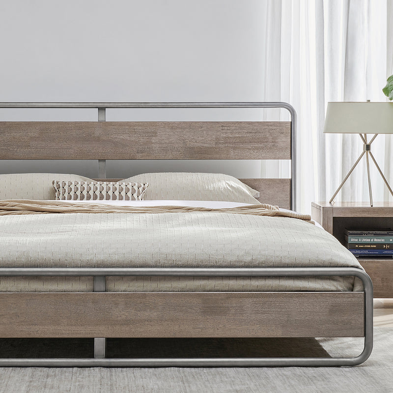 Zest Metal Platform Bed