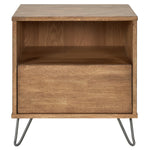 Zest 1 Drawer Solid Wood Nightstand