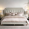 Zest Scooped Welt Upholstered Bed