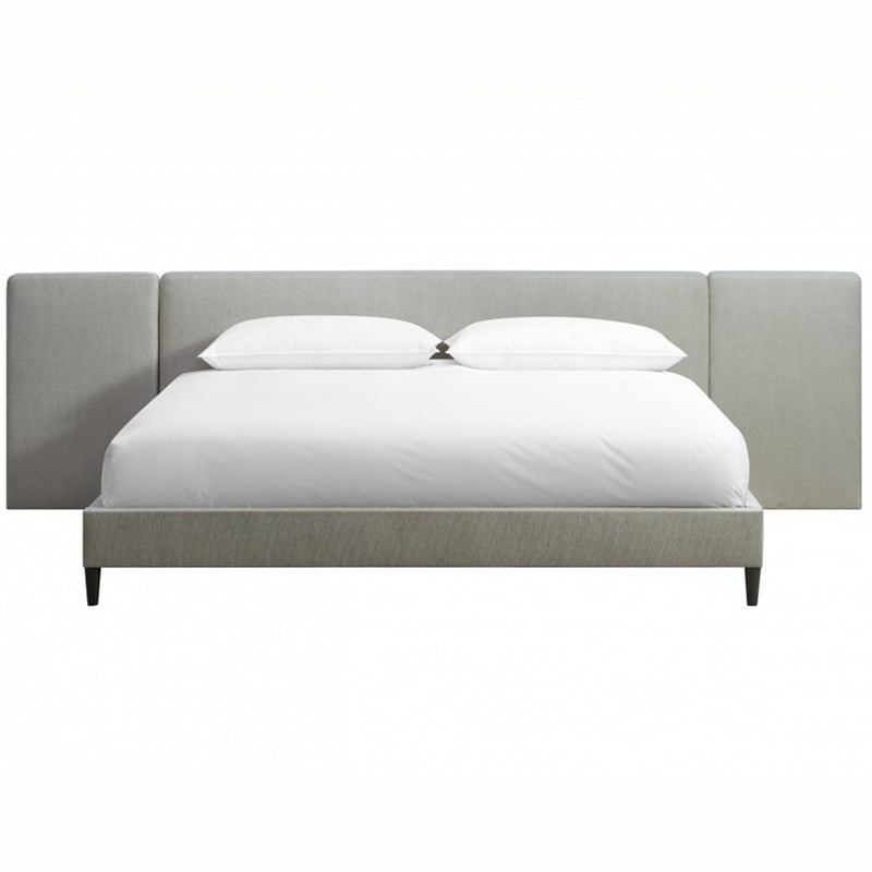 Zest Winged Upholstered King Bed