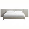 Zest Winged Upholstered King Bed