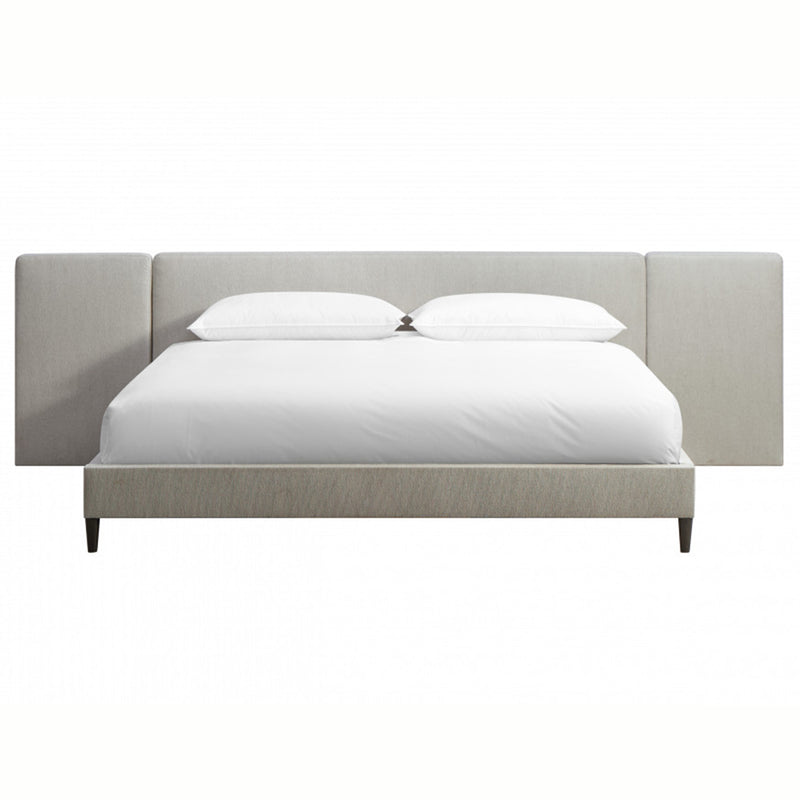 Zest Winged Upholstered King Bed