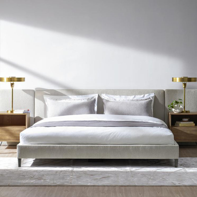 Zest Winged Upholstered King Bed