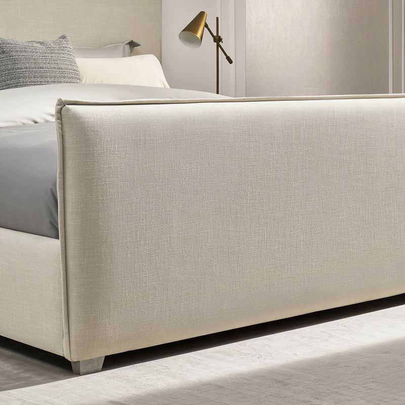 Zest Flanged Upholsted Bed