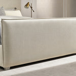 Zest Flanged Upholsted Bed