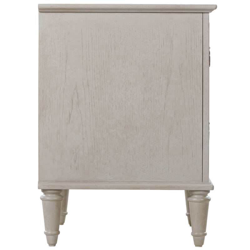 Zest Solid Wood Traditional 2 Drawer Nightstand