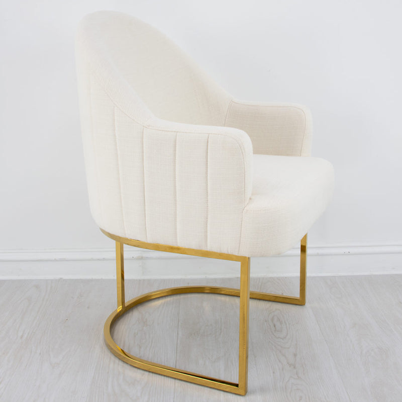 Milan Gold Chair