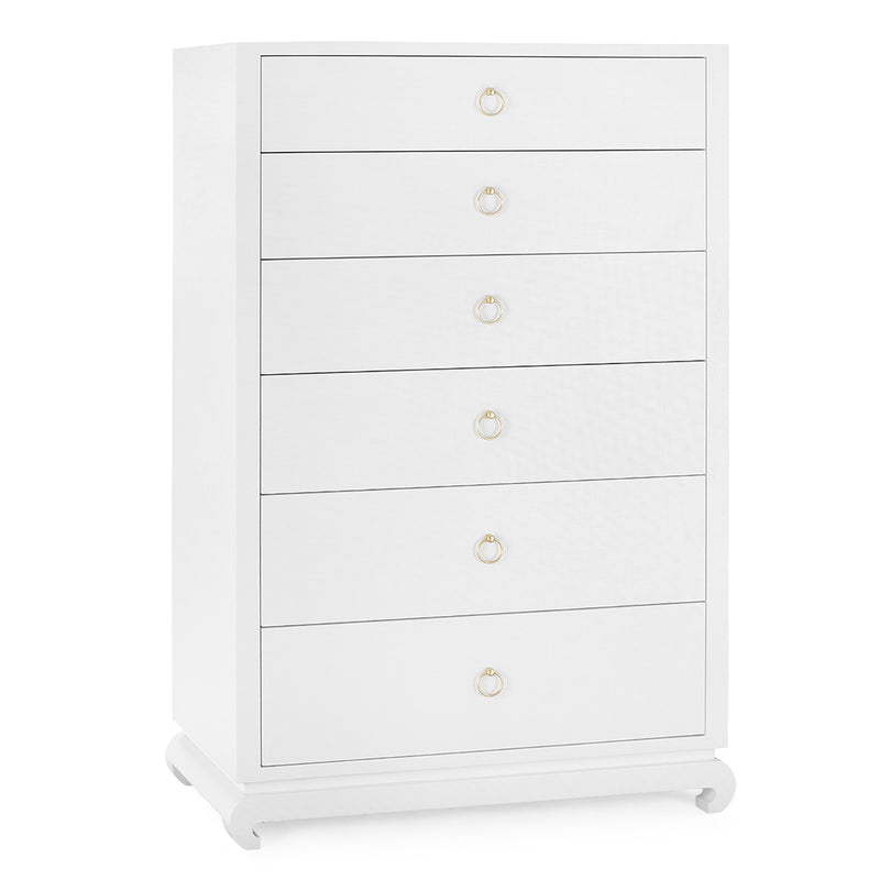 Villa and House Ming Tall 6 Drawer Chest