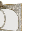 Dark Gray Distressed Trumeau Wall Mirror