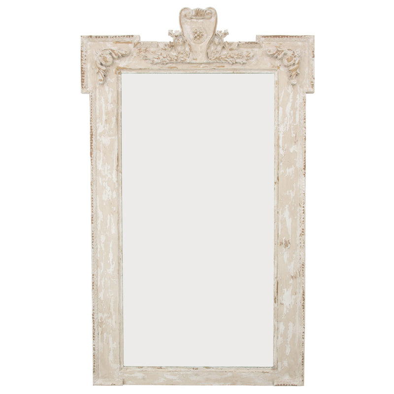 Distressed Trumeau Wall Mirror