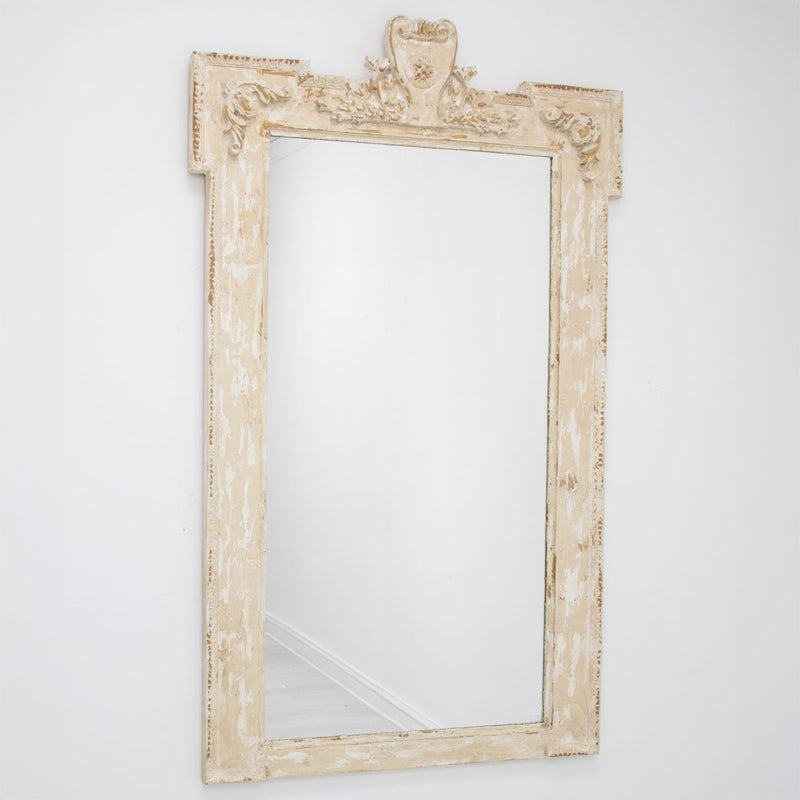 Distressed Trumeau Wall Mirror