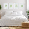 Assorted Leaf Print Wall Art Set of 4