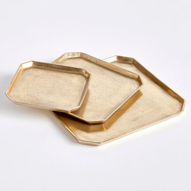 Dezi Rectangular Serving Tray Set of 3