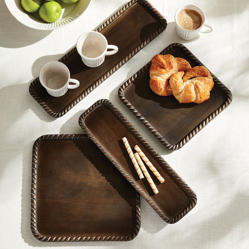 Langley Rectangular Tray Set of 2