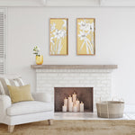 Flowering Amaryllis Print Wall Art Set of 2