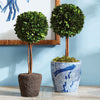 Boxwood Single Sphere Topiary Drop-In Faux Plant