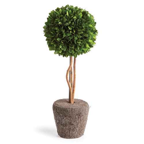 Boxwood Single Sphere Topiary Drop-In Faux Plant