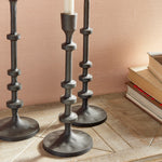 Abacus Taper Candle Holder Set of 3