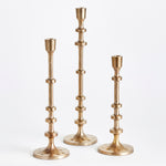 Abacus Taper Candle Holder Set of 3