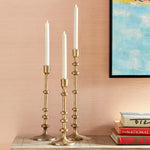 Abacus Taper Candle Holder Set of 3