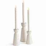 Libbey Taper Candle Holder Set of 3