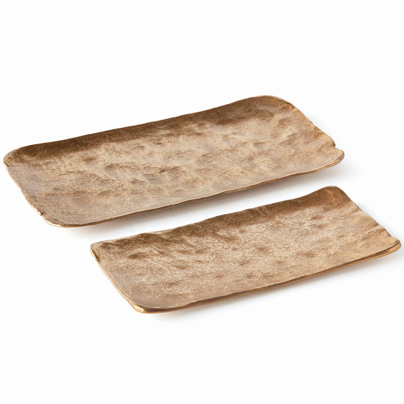 Imani Decorative Rectangle Tray Set of 2