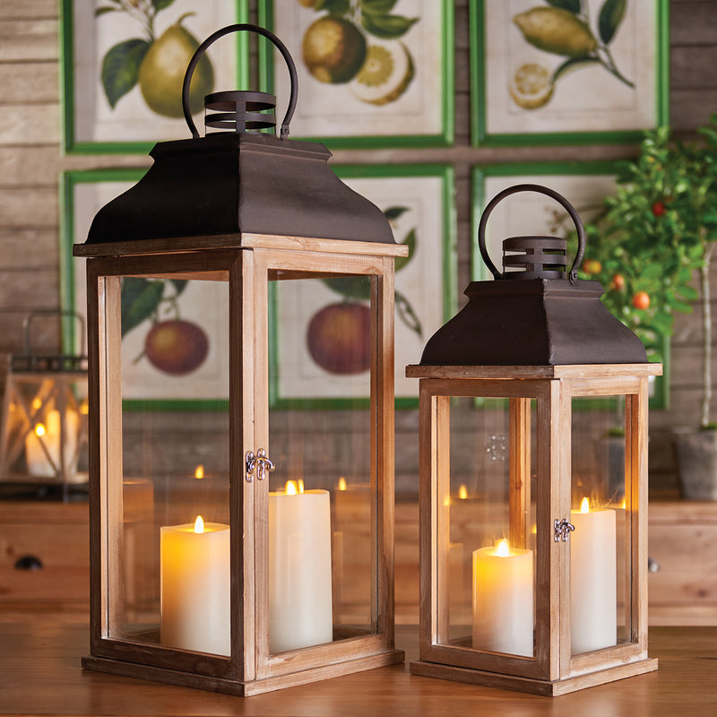 Carmel Candle Lantern Set of 2