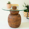 Round Mango Side Table