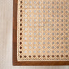 Woven Cane Tray Table