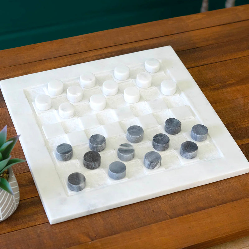 Marble Checkers Game