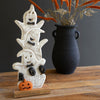 Halloween Painted Wooden Stacking Sculpture