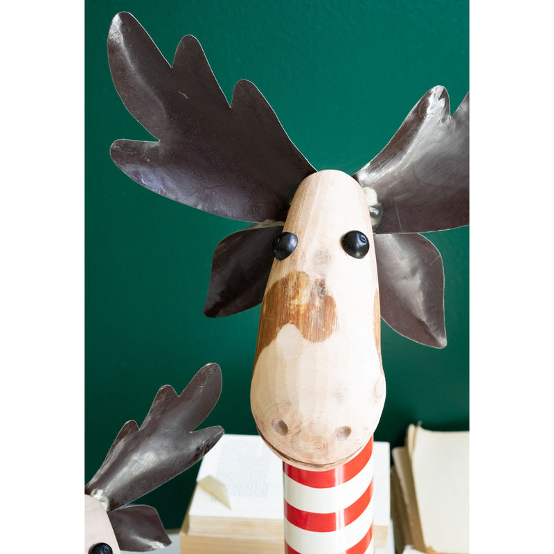 Moose Figurine Set of 2