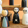 Halloween Family Painted Wood Set of 6