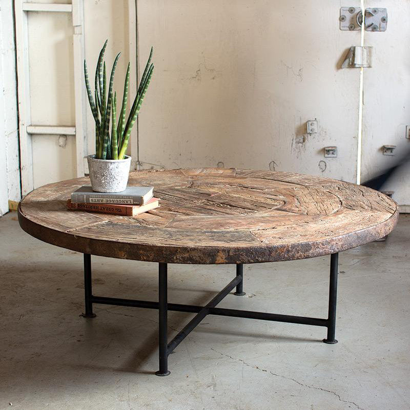 Wagon Wheel Coffee Table