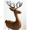 Carved Reindeer Figurine Set of 3