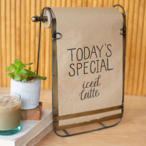 Tabletop Easel Note Roll