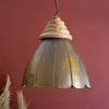 Dome Antique Brass Pendant