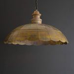 Dome Antique Brass Pendant