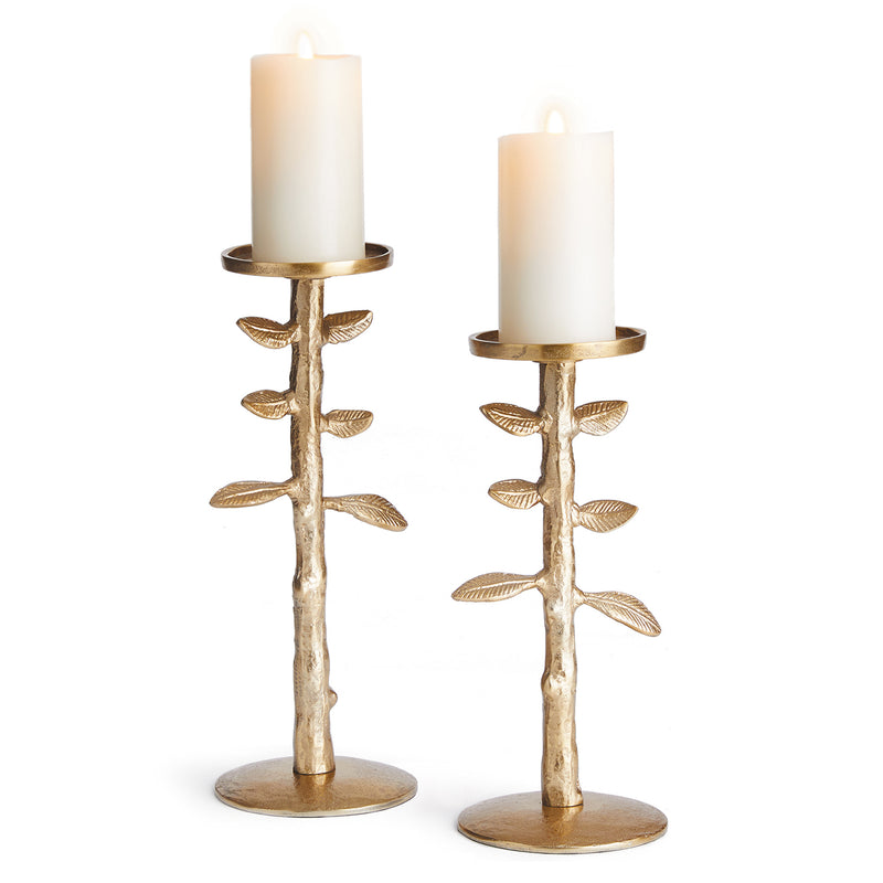 Brier Candle Stand Set of 2