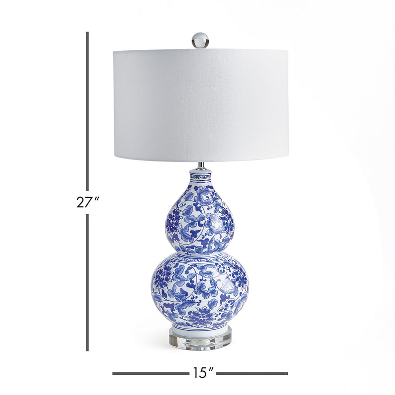 Ming Floral Table Lamp